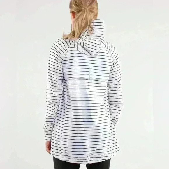 lululemon athletica Utility Jacket - White and Black Stripes - Picture 2 of 5